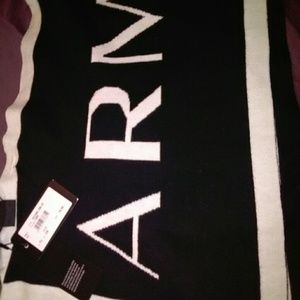 Armani Exchange fashion scarf black&white new